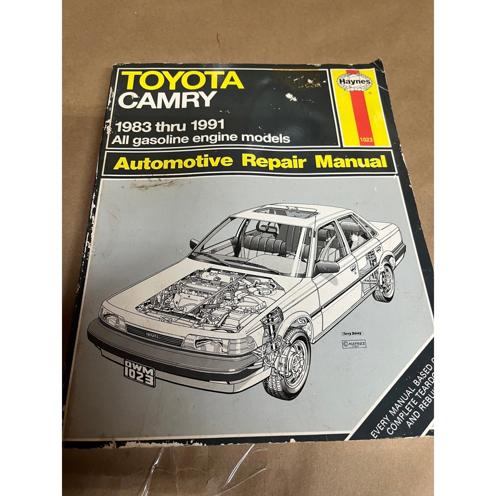 Haynes Toyota Camry Automotive Repair Manual 1983-1991 Gasoline‎ Engine Models